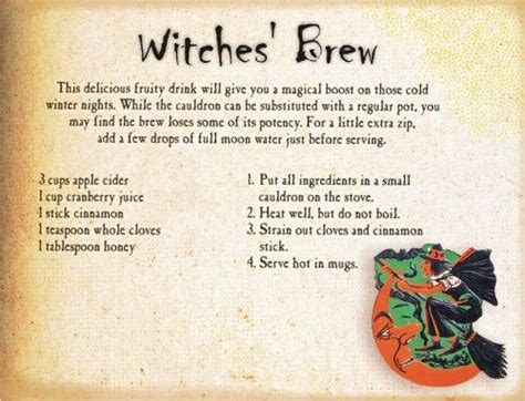 Witch recipe book